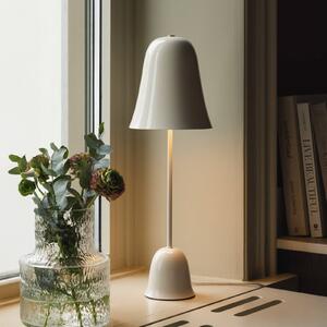 Globen Lighting Stolová lampa Blåklockan, farba slonová kosť, výška 56 cm, Krémová / jantárovo žltá, Obývacia izba / jedáleň, kov, Škandinávsky, Stojacie svietidlo