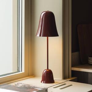 Globen Lighting Stolová lampa Blåklockan, vínovočervená, výška 56 cm, Červená, Obývacia izba / jedáleň, kov, Škandinávsky, Stojacie svietidlo