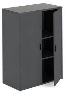 Kancelárska skriňa MODULUS, 1200x800x400 mm, čierna