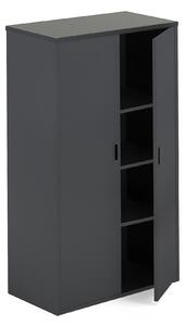 Kancelárska skriňa MODULUS, 1600x800x400 mm, čierna