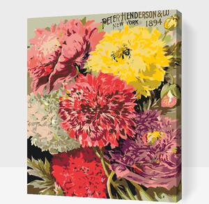 Gario Maľovanie podľa čísel Retro farebné karty Veľkosť: 40 x 50 cm, Rámovanie: Bez vnútorného rámu