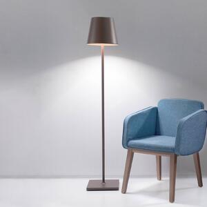 Zafferano Poldina XXL lampa na batérie IP54 corten