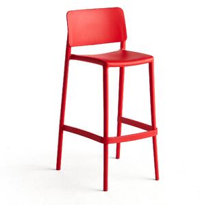 Barová stolička RIO, červená