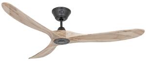 Stropný ventilátor ECO GENUINO čierny/svetlé drevo 152 – CasaFan CasaFan, Eco Genuino, Drevo, Obývacia izba, Drevo, Moderný