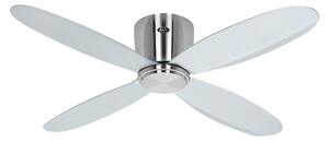 ECO PLANO II Inteligentný stropný ventilátor Ø 112 cm, strieborný – CasaFan CasaFan, Eco Plano II, Metalická, Obývacia izba, Plast, Moderný