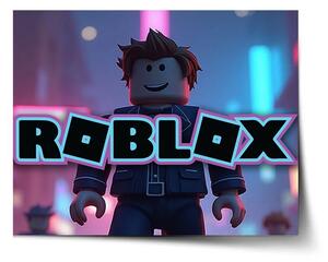 Sablio Plagát ROBLOX Neónové mesto - 60x40 cm