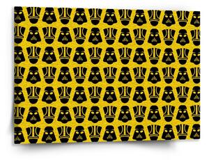 Sablio Obraz Star Wars Stormtrooperi Pattern na žltej - 150x110 cm