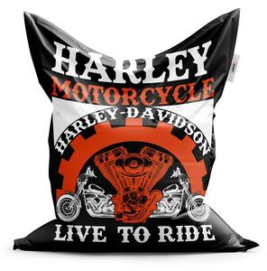 Sablio Sedací vak Harley-Davidson Live to ride - 150x100 cm