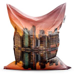 Sablio Sedací vak Classic New York Západ slnka - 150x100 cm