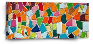 Sablio Obraz Farebná mozaika - 110x50 cm