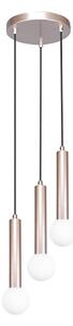 ITALUX PND-33574-3-CF - Luster na lane FILANO 3xG9/5W/230V ružové zlato