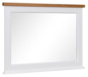 Zrkadlo GALINEO, 97,5x73x4,5, biela/dub, GAL P05