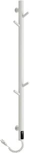 CERANO - Elektrický sušiak uterákov Ramus, s displejom - 160W - biela matná - 1400x30 mm