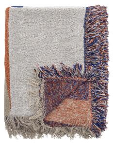 Prehoz z recyklovanej bavlny Clarita Orange 130 x 160 cm
