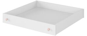 Zásuvka na posteľnú bielizeň Luna LN09, Farby: biela / ružová + biela Mirjan24 5902928146431