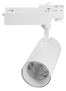 Biely lištový LED reflektor 3F 40W Premium Farba svetla Denná biela