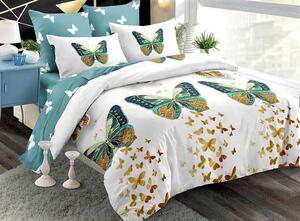 Fashion Home Obliečky Motýle Bavlna 7-dielna súprava