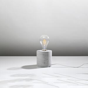 Stolná lampa Salgado, betónové telo svietidla