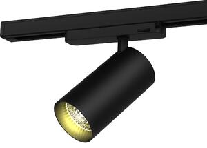 Čierny lištový LED reflektor 3F 10W Farba svetla Teplá biela