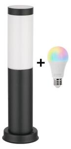 Brilagi - LED RGBW Vonkajšie svietidlo 1xE27/9W/230V 40 cm IP44 čierna