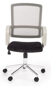 Kancelárska stolička LAGO, 57x101-111x61, sivá/čierna