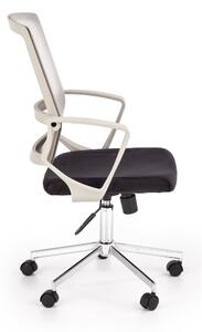 Kancelárska stolička LAGO, 57x101-111x61, sivá/čierna