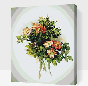 Gario Maľovanie podľa čísel Vintage kvety VII Veľkosť: 40 x 50 cm, Rámovanie: Bez vnútorného rámu