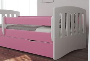 Detská posteľ MAGIC 1 + matrac + úložný priestor, 140x80, ružová