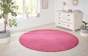 Hanse Home Collection koberce Kusový koberec Nasty 101147 Pink kruh - 133x133 (priemer) kruh cm