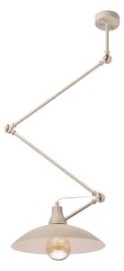 Brilagi - LED nastaviteľný luster na tyči IRONBEAM 1xE27/60W/230V béžový