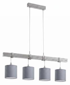 Brilagi - LED luster na lanku NUBILA 4xE27/60W/230V šedá