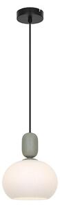 Luster na lane VALISIA 1xE27/40W/230V čierna/olivová