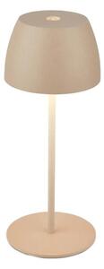 Briloner - LED stmievateľná nabíjateľná dotyková vonkajšia stolná lampa MINI LED/2,5W/5V IP44 1800 mAh béžová