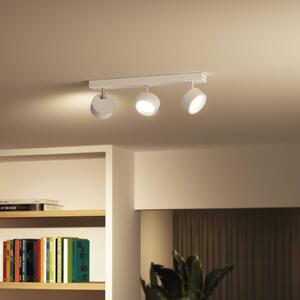 Philips Bracia stropné LED svetlo 3-plam., biela