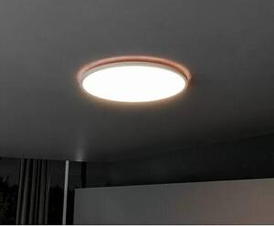Brilliant Okrúhle stropné svietidlo LED Tanida Brillant / 22 W / Ø 42 cm / teplá/studená biela / biela