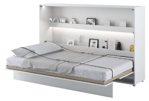 Sklápacia posteľ BC-05 120x200 Bed-Concept, Farby: biela + biely lesk, LED svetlo s USB: bez LED svetla s USB, Vnútorné osvetlenie pod policami: bez osvetlenia políc Mirjan24 5902928397369