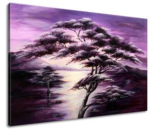 Ručne maľovaný obraz Strom snov Rozmery: 120 x 80 cm