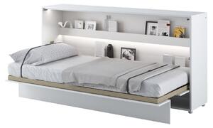 Sklápacia posteľ BC-06 90x200 Bed Concept, Farby: biela, LED svetlo s USB: jedno LED svetlo s USB, Vnútorné osvetlenie pod policami: bez osvetlenia políc Mirjan24 5902928878455