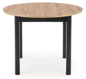Rozkladací jedálenský stôl RINGO, 102-142x76x102, dub artisan