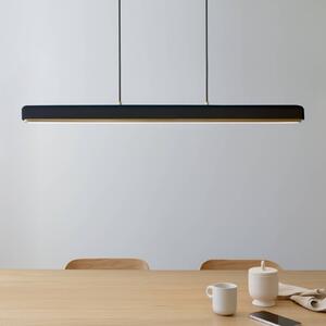 Závesné svietidlo UMAGE LED Hazel Branch, čierna/mosadz, 100 cm