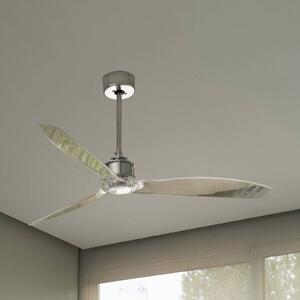 Stropný ventilátor Just Fan M chróm/priehľadná