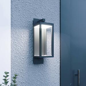 Lucande Smart LED vonkajšie nástenné svietidlo Ferdinand, sivá, Tuya