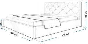 - Čalúnená posteľ SLIM IV ROZMER: Pre matrac 120 x 200 cm