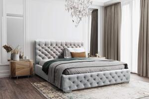 - Luxusná čalúnená posteľ VITORIA ROZMER: Pre matrac 120 x 200 cm