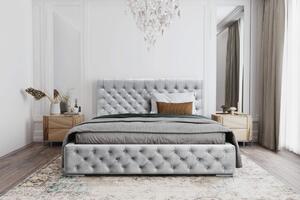 - Luxusná čalúnená posteľ VITORIA ROZMER: Pre matrac 120 x 200 cm