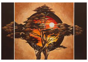 Ručne maľovaný obraz Sférický strom Rozmery: 70 x 100 cm