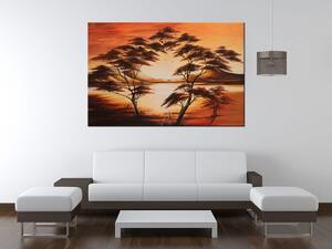 Ručne maľovaný obraz Krásna Afrika Rozmery: 120 x 80 cm