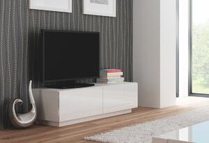 TV stolík LIVO 160S, 160x38x40, antracit/dub wotan