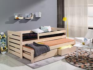 Detská posteľ Catalonia 90, Farby:: biela / sivá Mirjan24 5903211277375