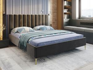 - Luxusná čalúnená posteľ CAROLLA ROZMER: Pre matrac 120 x 200 cm